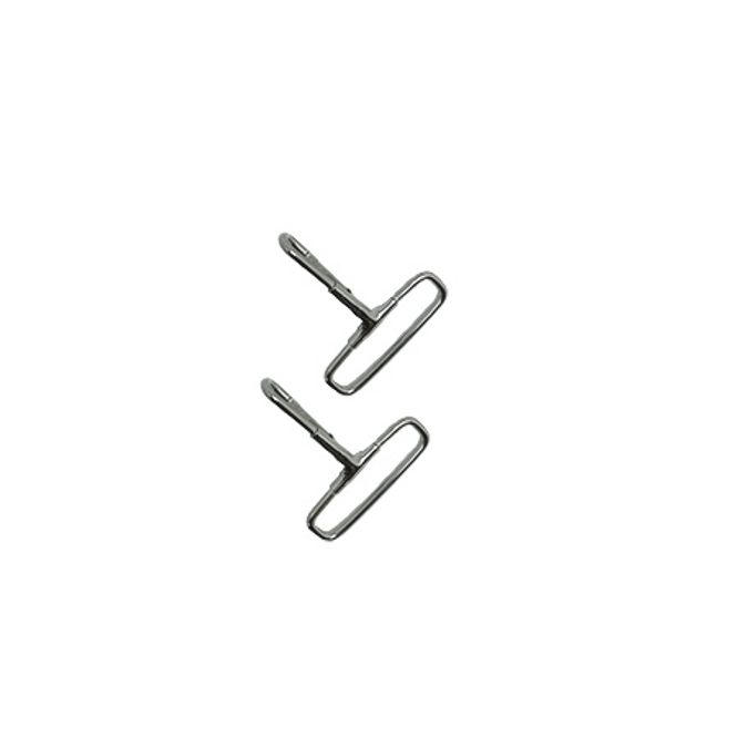 Hovedbilde Karabinkrok, metall, 38 mm